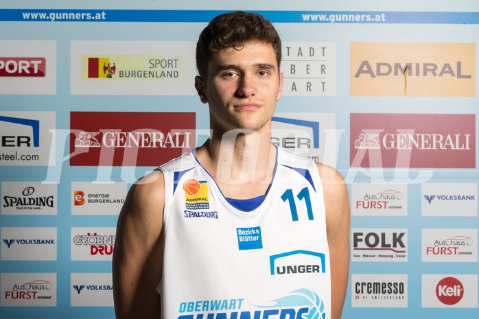 Basketball, ABL 2017/18, Teampictures, Oberwart Gunners, , Paul Schuecker (11)