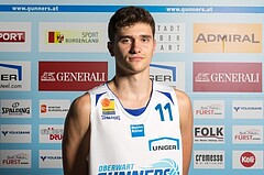 Basketball, ABL 2017/18, Teampictures, Oberwart Gunners, , Paul Schuecker (11)