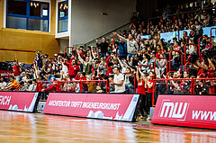 Basketball, Basketball Austria Cup 2023/24, Semifinale, Traiskirchen Lions, UBSC Graz, Traiskirchen Lions Fans
