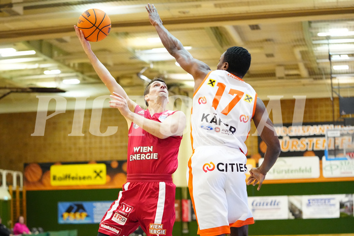 Win2day Basketball Superliga 2023/24, Grunddurchgang, 16. Runde, Fuerstenfeld vs. BC Vienna


