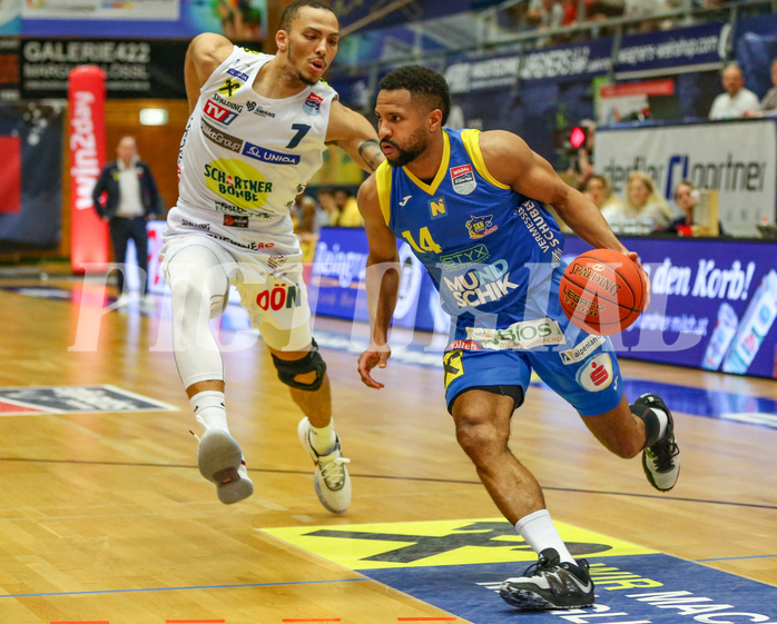 Basketball Superliga 2022/23, 3.Plazierungsrunde Gmunden Swans vs. SKN St. Pölten


