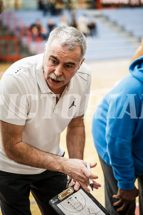 Basketball, Basketball Zweite Liga, Grunddurchgang 17.Runde, Basket Flames, Mattersburg Rocks, Franz Zderadicka (Coach)