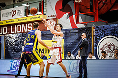 Basketball, win2day Basketball Superliga 2022/23, 8. Qualifikationsrunde, Traiskirchen Lions, UBSC Graz, Hannes Joseph Kogelnik (5)