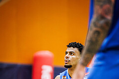 Basketball, Win2Day Superliga 2023/24, Grunddurchgang 13.Runde, Vienna Timberwolves, SKN St. Pölten, Steven Kaltenbrunner (7)