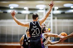 Basketball, Basketball Zweite Liga 2024/25, Grunddurchgang 3.Runde, Vienna Timberwolves, Vienna United, Felix Angerbauer (4)