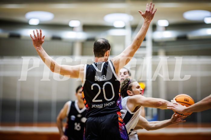 Basketball, Basketball Zweite Liga 2024/25, Grunddurchgang 3.Runde, Vienna Timberwolves, Vienna United, Felix Angerbauer (4)