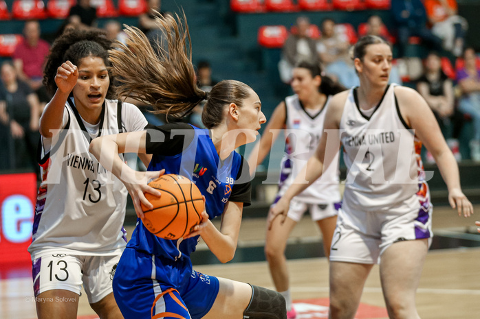04.05.2025 Österreichischer Basketballverband 2024/25, SLWU19 Vienna United vs. DBB Basketgirls Wels