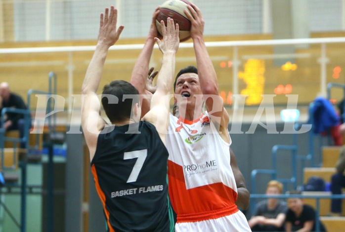 Basketball 2.Bundesliga 2017/18, Grunddurchgang 21.Runde UBC St.Pölten vs. Basket Flames
