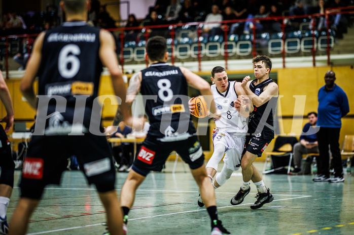 Basketball, Basketball Zweite Liga 2023/24, Grunddurchgang 11.Runde, Vienna United, Mattersburg Rocks, Philipp Germ (8)