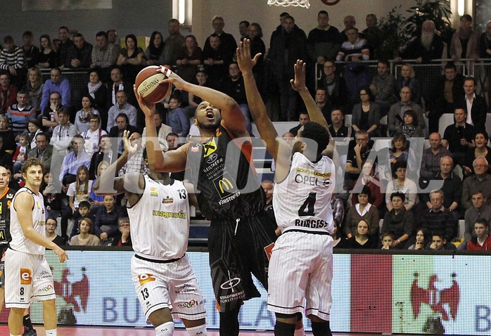 Basketball ABL 2015/16 Grunddurchgang 24.Runde  Güssing Knights vs Fürstenfeld Panthers
