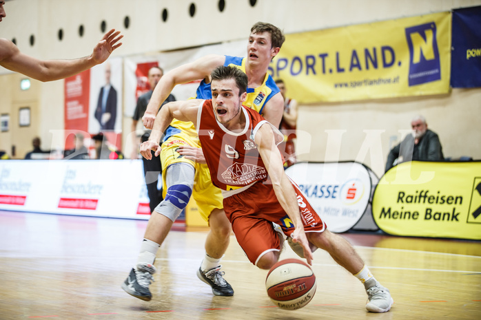 Basketball, Admiral Basketball Superliga 2019/20, Grunddurchgang 18.Runde, SKN St. Pölten Basketball, Traiskirchen Lions, Paul Isbetcherian (9)
