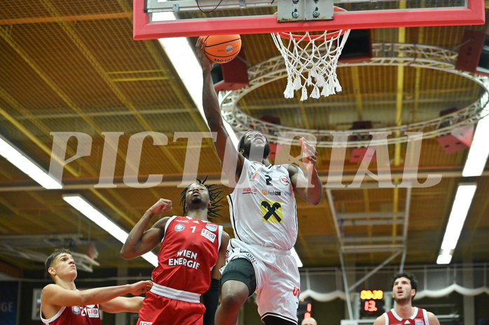 Basketball, Superliga 2024/25, Grunddurchgang 5.Runde, Flyers Wels vs. BC Vienna,