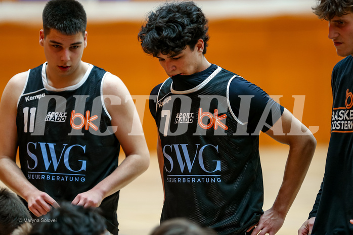 26.01.2025 Österreichischer Basketballverband 2024/25, SLMU19, Vienna Timberwolves vs. Basket Dukes