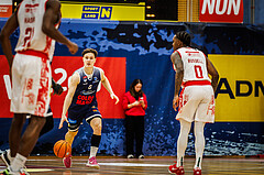 Basketball, win2day Basketball Superliga 2024/25, Grunddurchgang 20.Runde, Traiskirchen Lions, BBC Nord Dragonz, Valentin Pasterk (6)