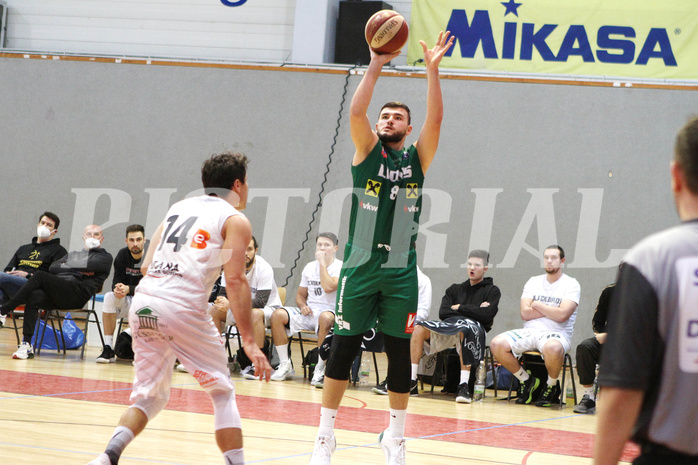 Basketball 2.Bundesliga 2020/21 Grunddurchgang 15.Runde  Jennersdorf Blackbirds vs Dornbirn Lions