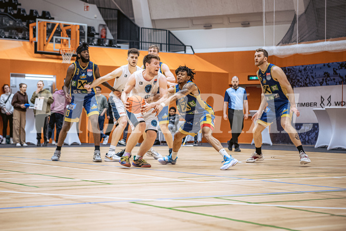 Basketball, Win2Day Superliga 2022/23, 6. Qualifikationsrunde, Vienna Timberwolves, UBSC Graz, Jonas John (99) Basketball, Win2Day Superliga 2022/23, 6. Qualifikationsrunde, Vienna Timberwolves, UBSC Graz, Jonas John (99)