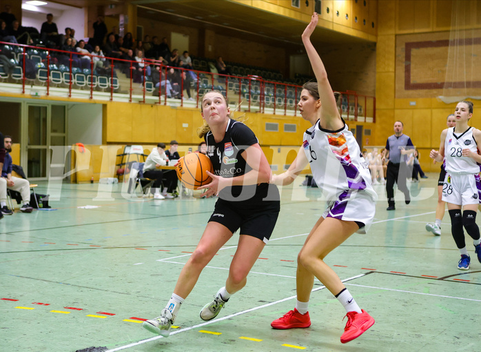 Basketball Damen Superliga 2023/24, Grunddurchgang 10.Runde Vienna United vs. Basket Flames