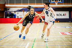 Basketball, Win2Day Basketball Damen Superliga 2023/24, Grunddurchgang 12.Runde, Vienna Timberwolves, Vienna United, Klara Brunner (25)