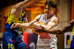 Basketball, win2day Basketball Superliga 2024/25, Grunddurchgang Runde 13, BBC Nord Dragonz, UBSC Graz, Valentin Pasterk (6)
