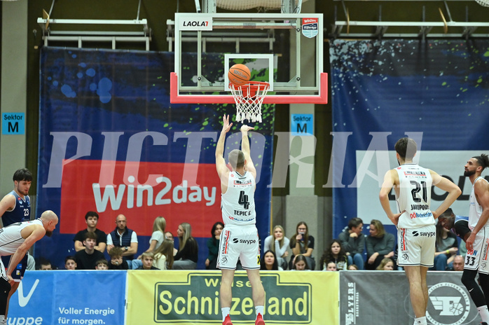 Basketball, Superliga 2024/25, Grunddurchgang 17.Runde, Flyers Wels vs. BBC Nord Dragonz,
