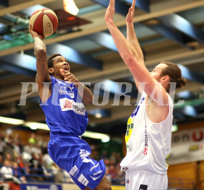 Basketball ABL 2015/16 Grundurchgang 30.Runde Gmunden Swans vs. Oberwart Gunners


