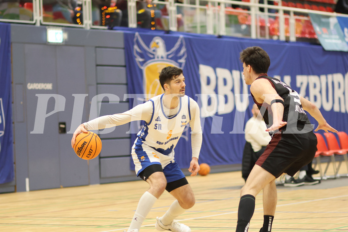 Basketball Zweite Liga 2024/25, Grunddurchgang 12.Runde BBU Salzburg vs. Mistelbach Mustangs



