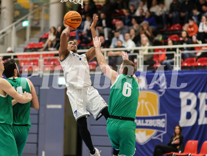 Basketball Zweite Liga 2023/24, Grunddurchgang 18.Runde BBU Salzburg vs. KOS Celovec


