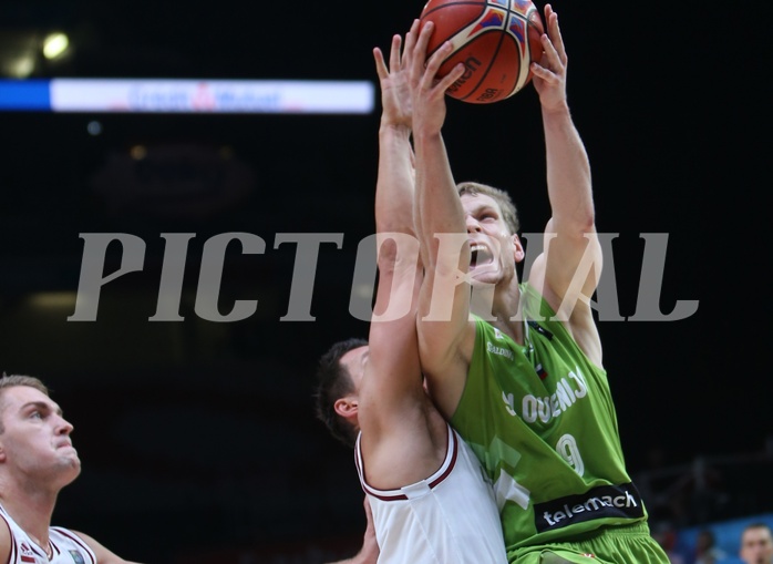 Basketball Eurobasket 2015  Team Latvia vs. Team Slovenia


