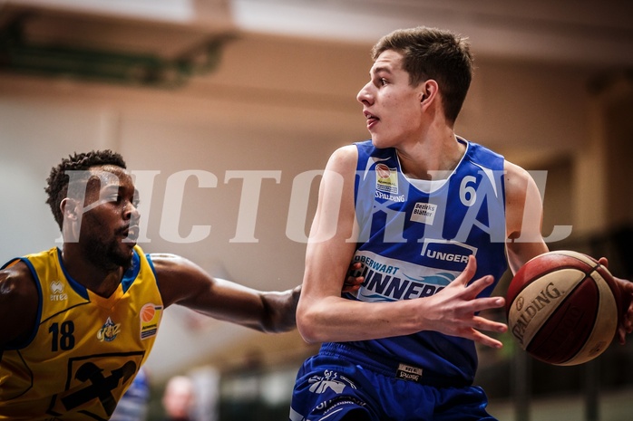 Basketball, ABL 2017/18, Grunddurchgang 29.Runde, UBSC Graz, Oberwart Gunners, Edi Patekar (6)