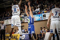 Basketball, ABL 2018/19, Grunddurchgang 17.Runde, Oberwart Gunners, Gmunden Swans, Daniel Friedrich (6)