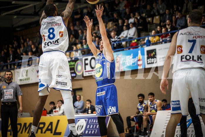 Basketball, ABL 2018/19, Grunddurchgang 17.Runde, Oberwart Gunners, Gmunden Swans, Daniel Friedrich (6)