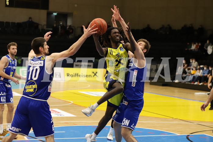 Basketball Superliga 2021/22, Grunddurchgang 16.Runde UBSC Graz vs. Gmunden Swans