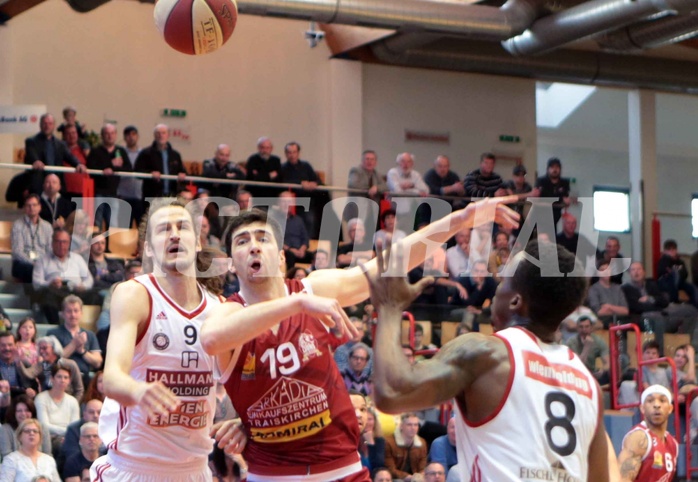 02.04.2018 Basketball ABL 2017/18 Grunddurchgang 30. Runde Traiskirchen Lions vs. BC Hallmann Vienna
