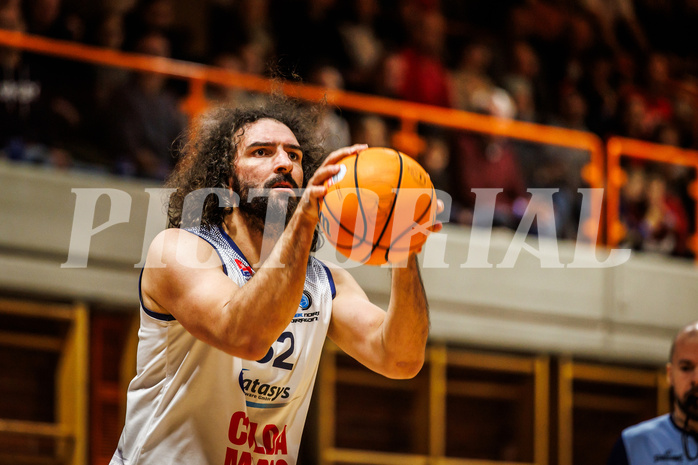 Basketball, win2day Basketball Superliga 2024/25, Grunddurchgang Runde 7, BBC Nord Dragonz, Traiskirchen Lions, Sead Hadzifejzovic (32)