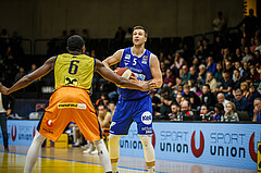 Basketball, Admiral Basketball Superliga 2019/20, Grunddurchgang 9.Runde, UBSC Graz, Oberwart Gunners, Andrius Mikutis (5)