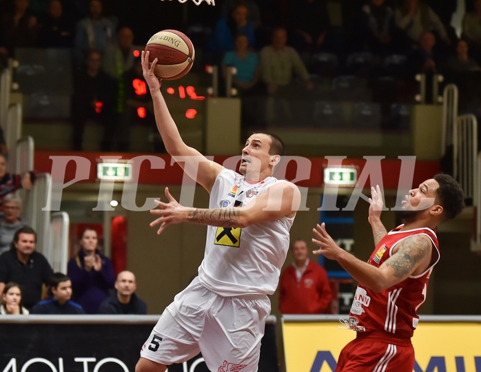 Basketball ABL 2015/16 Grunddurchgang 21.Runde WBC Wels vs BC Vienna