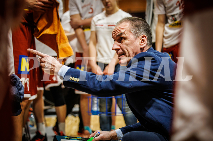 Basketball, win2day Basketball Superliga 2022/23, 2. Qualifikationsrunde, BBC Nord Dragonz, Traiskirchen Lions, Radomir Mijanovic (Head Coach)