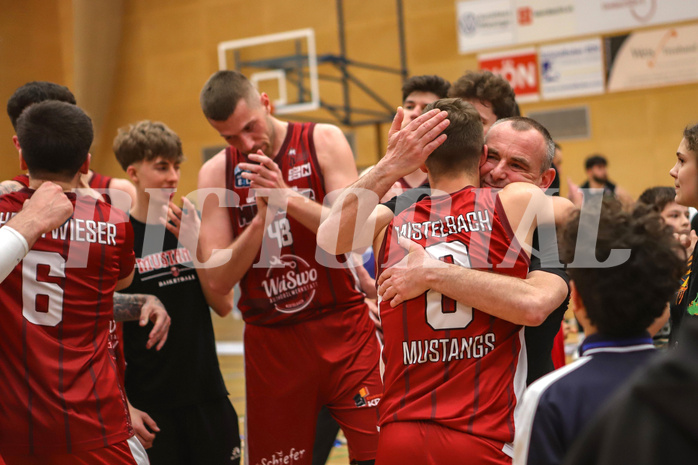Basketball Zweite Liga 2023/24, Playoff, Finale Spiel 3 Mistelbach Mustangs vs. Union Deutsch Wagram