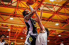 Basketball, win2day Basketball Superliga 2024/25, Grunddurchgang Runde 18, BBC Nord Dragonz, Gmunden Swans, Joseph Reece (20)