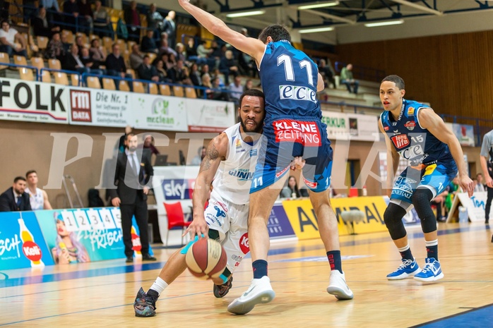 Basketball, ABL 2017/18, Grunddurchgang 15.Runde, Oberwart Gunners, Kapfenberg Bulls, Louis Dabney Jr. (5)