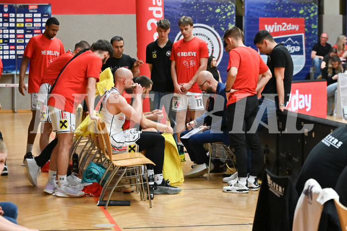 Basketball Superliga 2024/25, Playoff, Viertelfinale Spiel 3, Flyers Wels vs BBC Nord Dragonz,
