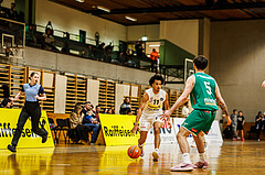 Basketball, Basketball Zweite Liga 2024/25, Grunddurchgang 19.Runde, Mattersburg Rocks, Future Team Steiermark, Yann Grandperret (11)