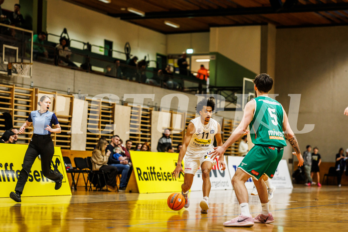 Basketball, Basketball Zweite Liga 2024/25, Grunddurchgang 19.Runde, Mattersburg Rocks, Future Team Steiermark, Yann Grandperret (11)