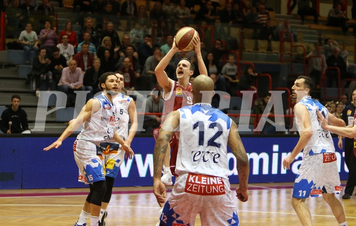 Basketball ABL 2017/18, Grunddurchgang 27.Runde Traiskirchen Lions vs. Kapfenberg Bulls