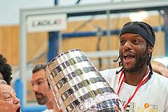 Basketball, Basketball Superliga 2024/25, Playoffs, Finale Spiel 1, Oberwart Gunners vs. BBC Nord Dragonz