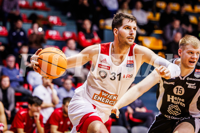Basketball, win2day Basketball Superliga 2023/24, Grunddurchgang 12.Runde, BC Vienna, Kapfenberg Bulls, Davor Konjevic (31)