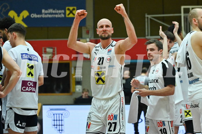 Basketball Superliga 2023/24, 8.Plazierungsrunde,
Flyers Wels vs. Gmunden Swans

