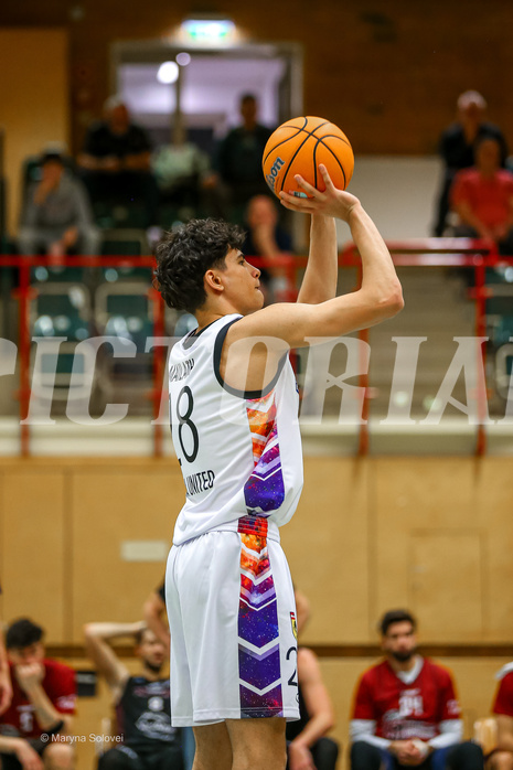 Basketball Zweite Liga 2024/25, Grunddurchgang 11.Runde Vienna United vs. Mistelbach Mustangs


