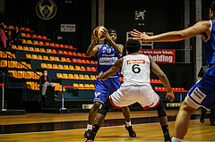Basketball, bet-at-home Basketball Superliga 2020/21, Grunddurchgang 7. Runde, BC Vienna, Oberwart Gunners, Quincy Diggs (13)
