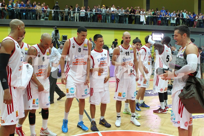 Basketball ABL 2012-13 Snickers-Playoffs Fnale 5.Spiel BC Vienna vs. Oberwart Gunners


